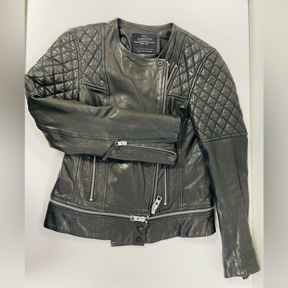 Allsaints Runnell Biker Size 6